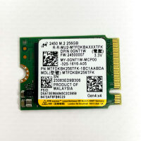 Micron 2450, 256GB M.2 SSD, PCIe Gen4 x4, NVMe, 3.3V,...