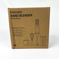 FRESKO HB3302, 4-in-1 hand blender, stainless steel, 1000...