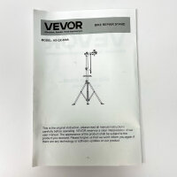VEVOR HS-QX-006S, Bicycle Repair Stand, Adjustable, 29.9kg, Tool Tray