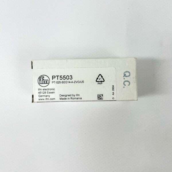 ifm Electronic PT5503, PT-025-SEG14-A-ZVG/US, pressure sensor