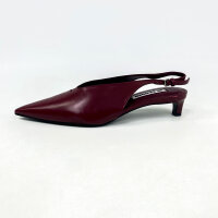 Jil Sander Women, J15WP0128, Slingback Pumps Pointy, EU 36, Chili Red, Leather