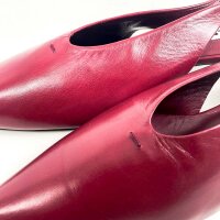Jil Sander Women, J15WP0128, Slingback Pumps Pointy, EU 36, Chili Red, Leather
