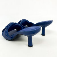 BY FAR 22CRLAPBGG380 Lana Damen-Mules Deep Blau genarbtes Glanzleder EU 38