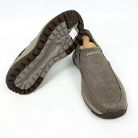 Skechers 205469 Meroe Herren-Mokassins, Hands Free Slip-ins, EU 44, Braun, Canvas