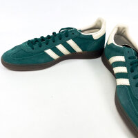 adidas Handball Spezial Damen-Sneaker, EU 44 2/3, Weiß/Grün, Gummi und Leder, IH1509
