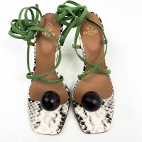 Brother BVSH0013-SNK Globe Womens Sandals, US 6, Cactus Green, Suede & Leather
