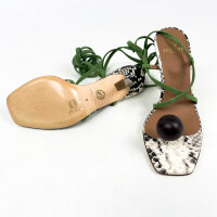 Brother BVSH0013-SNK Globe Womens Sandals, US 6, Cactus Green, Suede & Leather