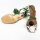 Brother BVSH0013-SNK Globe Womens Sandals, US 6, Cactus Green, Suede & Leather