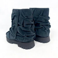 BAD SON Pinch Boots Boots EU 42,5 Damen Pacific Schwarz Wildleder Gummisohle