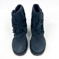 BAD SON Pinch Boots Boots EU 42,5 Damen Pacific Schwarz Wildleder Gummisohle