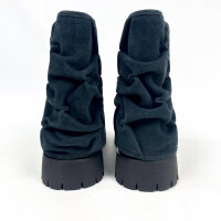 BAD SON Pinch Boots Boots EU 42,5 Damen Pacific Schwarz Wildleder Gummisohle