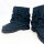 BAD SON Pinch Boots Boots EU 42,5 Damen Pacific Schwarz Wildleder Gummisohle