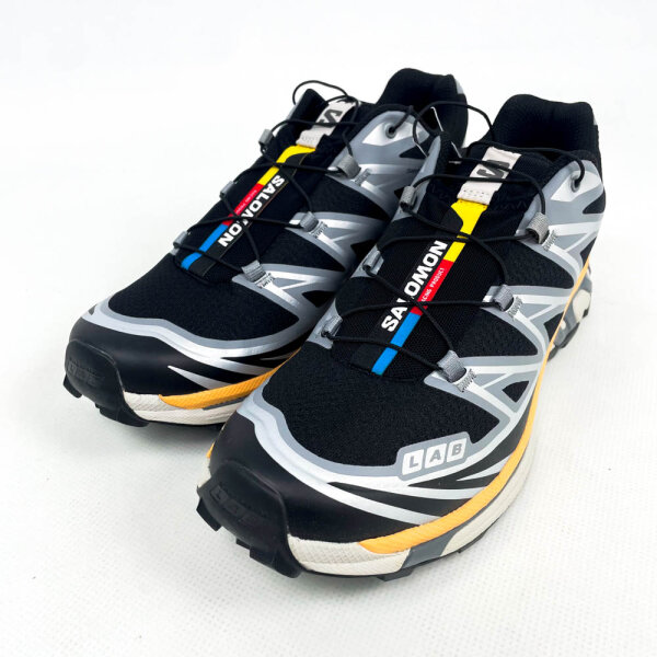 Salomon XT-6 Unisex-Sneaker, EU 43 1/3, Schwarz/Phantom, L47739400