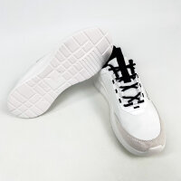 Calvin Klein Light Eva Runn Ess Mens Sneakers, EU 40, White/Black