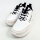 Calvin Klein Light Eva Runn Ess Mens Sneakers, EU 43, White/Black, HM0HM02342