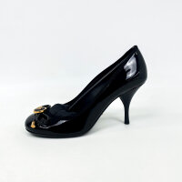 Versace Opera Bow womens pumps, EU 37, 85 mm, black/gold,...