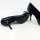 Versace Opera Bow womens pumps, EU 37, 85 mm, black/gold, patent leather