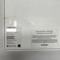 Apple MacBook (Air A2337) Laptop 13.3 inch, M1, 8 GB/256 GB, QWERTZ, Grey, macOS 14.8.9, 60 charge cycles, with charger