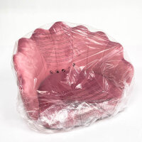 Woltu BH432rs-1 Vanity Chair with Backrest, Velvet Pink,...