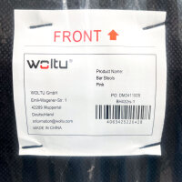 Woltu BH432rs-1 Schminktischstuhl mit Rückenlehne Samtrosa 50D x 55W x 78.5H cms