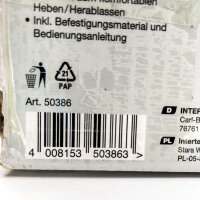 FISCHER Fahrradlift Plus, Decken Fahrradhalter Fahrrad Hebevorrichtung, bis 30 kg, Schwarz, 50386