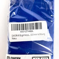 QWORK WD45232 Mikrometer hochpräzise Messung 0–25 mm 0,01 mm Auflösung