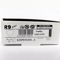 ISEO CSR R9 plus profile cylinder nickel 35/45 mm SX89.67R9 82RP845359-5 EN1303:2005 Mechanical door lock cylinder
