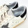 Golden Goose Super-Star Womens Sneakers, EU 39, White, Silver/Black Glitter Heel, Leather