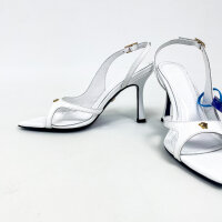 MANC Griselda Womens Pumps, EU 36, White, Leather, Heels, TMNCDUZ22ASFTR.001