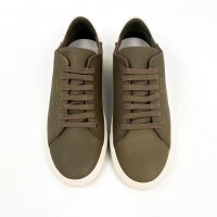 Axel Arigato Clean 90 DK Unisex-Sneaker, EU 42, Dunkelgrün/Hellbeige, Polyester, F3207002-13
