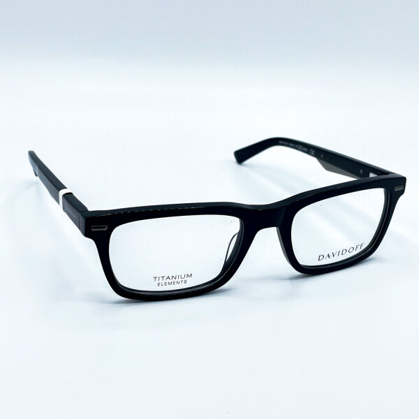 Davidoff DAP141-01 Herren Brillen, Schwarz, Glas 54 mm, Steg 20 mm, Bügel 145 mm