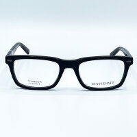 Davidoff DAP141-01 Herren Brillen, Schwarz, Glas 54 mm, Steg 20 mm, Bügel 145 mm
