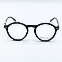 Davidoff DAP110-01 Herren Brillen, Schwarz, Glas 48 mm, Steg 21 mm, Bügel 145 mm