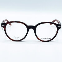 Davidoff DAP153-02 Mens Glasses, Red, Lens 54 mm, Bridge 20 mm, Temples 150 mm