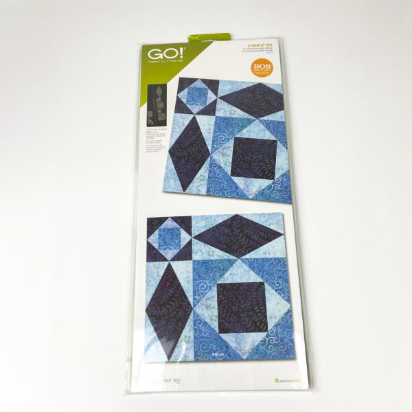 AccuQuilt GO! Stanzform Storm at Sea Quilt Schneideform Stoff Zuschnitt 55221