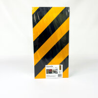 Garage wall protection, 2 pieces, 2m long x 20cm wide x 7mm thick, wall protection for garage