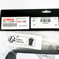 Yamaha BBWF84U01000, Top Case Cover 34L / 45L Color Plates, Backrest