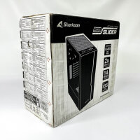 Sharkoon 21368020, ATX PC Case, RGB Slider, Black