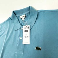 Lacoste Mens Slim-Fit Polo Shirt, XXL (7), Light Blue, Cotton, PH4012