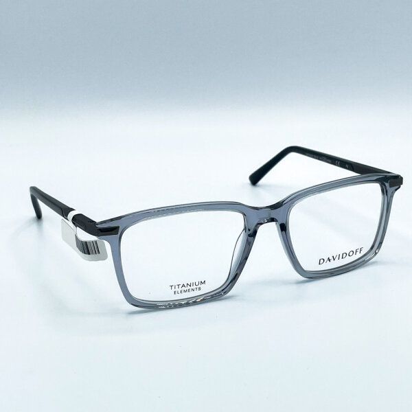 Davidoff DAP155-02 Herren Brillen, Transparent, Glas 55 mm, Steg 18 mm, Bügel 145 mm