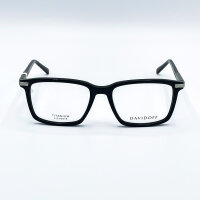 Davidoff DAP155-01 Herren Brillen, Schwarz, Glas 55 mm, Steg 18 mm, Bügel 145 mm
