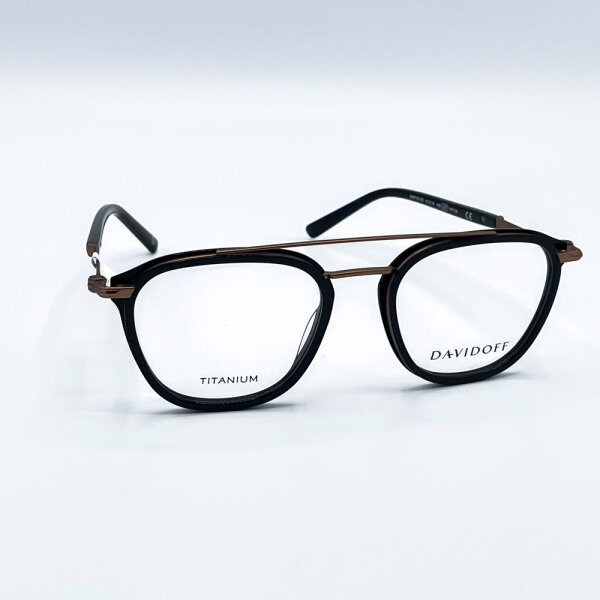 Davidoff DAP107-05 Herren Brillen, Schwarz, Glas 51 mm, Steg 19 mm, Bügel 145 mm