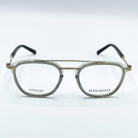 Davidoff DAP107-04 Mens Glasses, Transparent, Lens 51 mm, Bridge 19 mm, Temples 145 mm