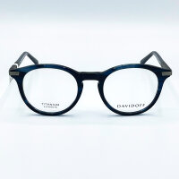 Davidoff DAP154-03 Herren Brillen, Blau-Havana, Glas 50 mm, Steg 21 mm, Bügel 145 mm