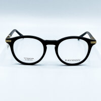 Davidoff DAP154-01 Mens Glasses, Black, Lens 50 mm, Bridge 21 mm, Temples 145 mm