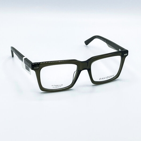 Davidoff DAP138-03 Mens Glasses, Green, Lens 53 mm, Bridge 18 mm, Temples 145 mm