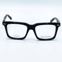 Davidoff DAP138-01 Herren Brillen, Schwarz, Glas 53 mm, Steg 18 mm, Bügel 145 mm