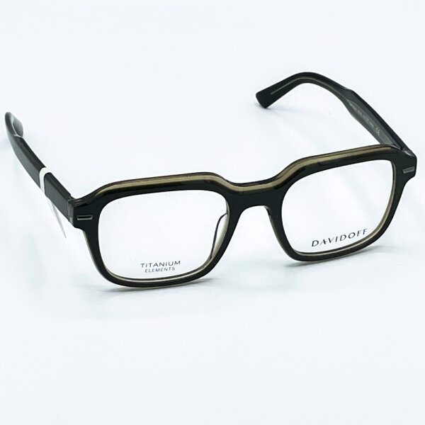 Davidoff DAP128-03 Herren Brillen, Grün, Glas 52 mm, Steg 20 mm, Bügel 145 mm