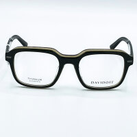 Davidoff DAP128-03 Herren Brillen, Grün, Glas 52 mm, Steg 20 mm, Bügel 145 mm