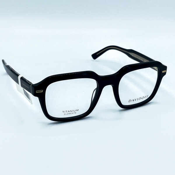 Davidoff DAP128-01 Mens Glasses, Black, Lens 52 mm, Bridge 20 mm, Temples 145 mm